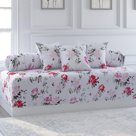 SWAYAM Ananda Printed 6-Pc. Diwan Set - 152 x 228 cm