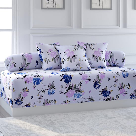 SWAYAM Ananda Printed 6-Pc. Diwan Set - 152 x 228 cm