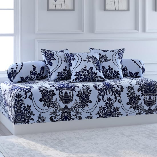 SWAYAM Sparkle Printed 6-Pc. Diwan Set - 152 x 228 cm