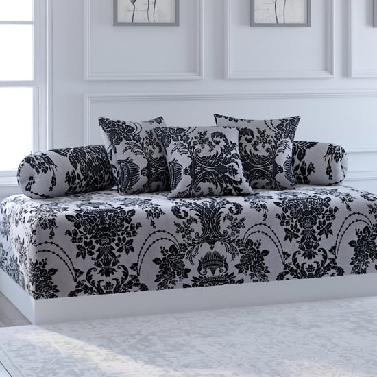 SWAYAM Sparkle Printed 6-Pc. Diwan Set - 150 x 225 cm