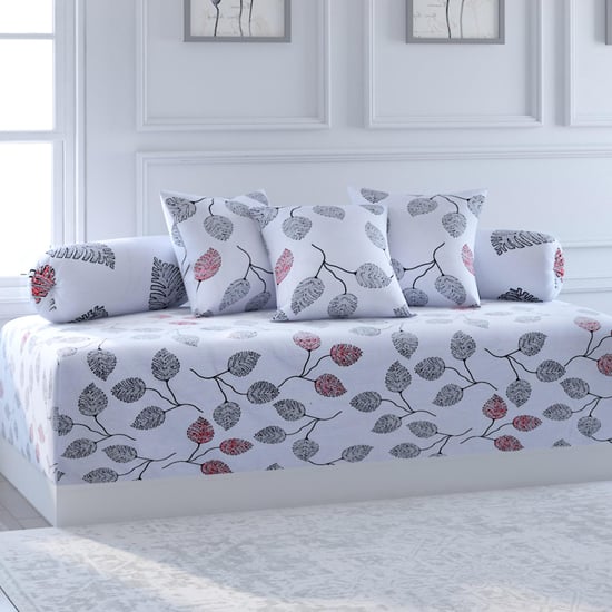 SWAYAM Veda Printed 6-Pc. Diwan Set - 152 x 228 cm