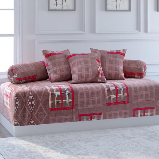 SWAYAM Veda Printed 6-Pc. Diwan Set - 152 x 228 cm
