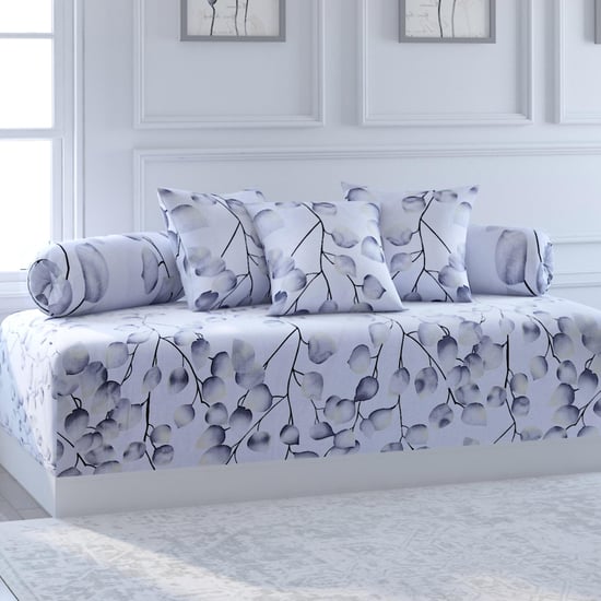 SWAYAM Veda Printed 6-Pc. Diwan Set - 152 x 228 cm