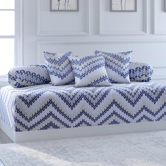 SWAYAM Veda Printed 6-Pc. Diwan Set - 152 x 228 cm