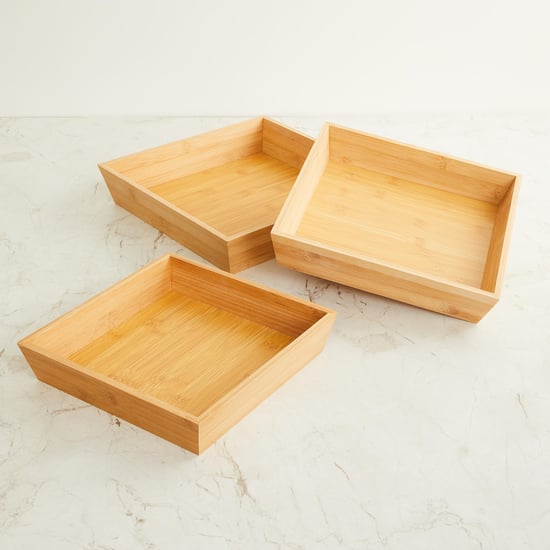Regan Set of 3 Bamboo Organisers