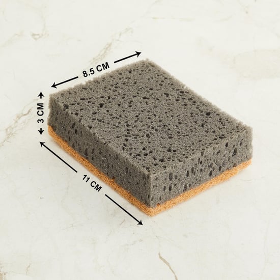 Indus Set of 2 Scouring Sponges - 11x8.5cm