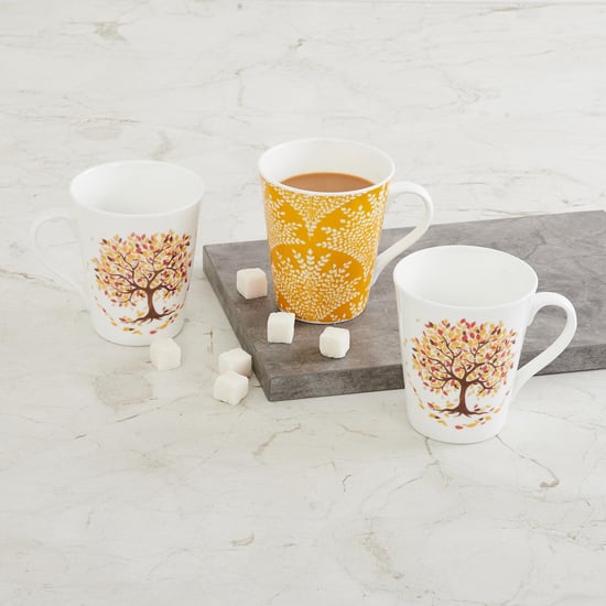 Mandarin Homespun Mugs - Set Of 3