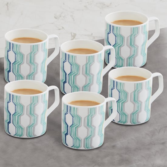Mandarin Quite Nature Coffee Mug - Set Of 6