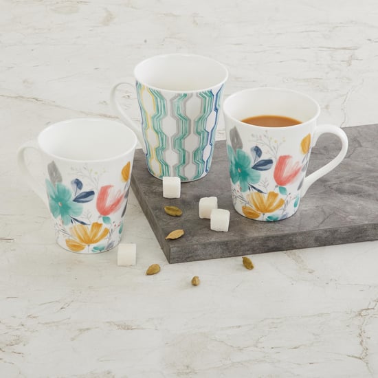 Mandarin Quite Nature Mug - Set Of 3