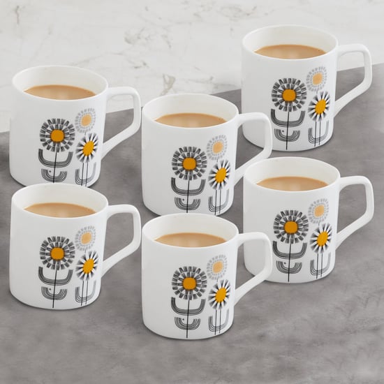 Mandarin Urban Chic Coffee Mug - Set Of 6