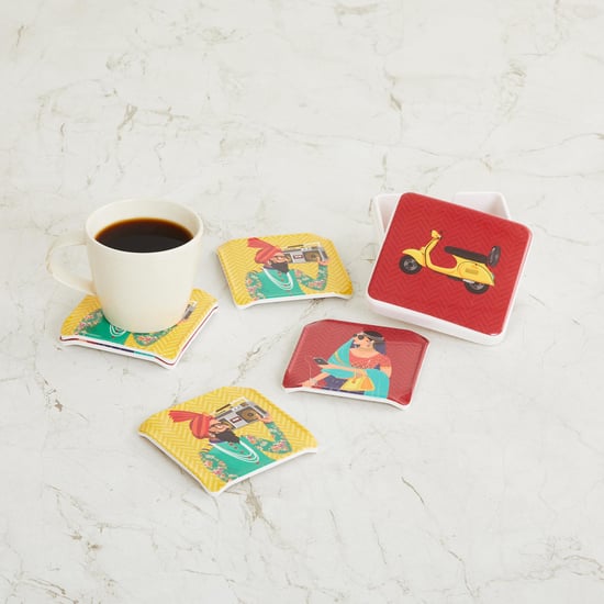 Raisa Pop Street Coaster - Set Of 6