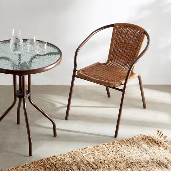 Fullerton Polyrattan Chair - Brown