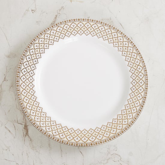 Fiesta-Ebony Printed Dinner Plate - 28 cm