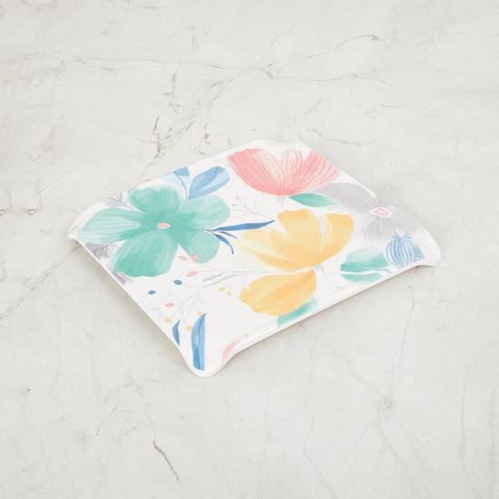 Meadows Malva Floral Printed Hot Pot Stand - 19 cm
