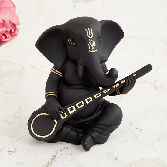 Corsica Harmony Ganesha with Sitar Figurine