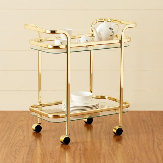 Montoya Serving Trolley - Gold