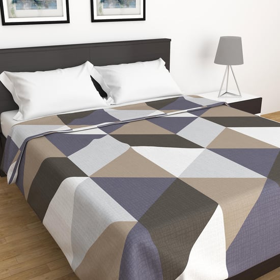 Corsica Printed Double Bed Dohar - 215 x 220 cm