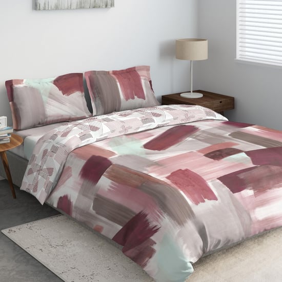 D'DECOR Primary Printed 4-Pc. Double Bed In Bag - 229 x 274 cm