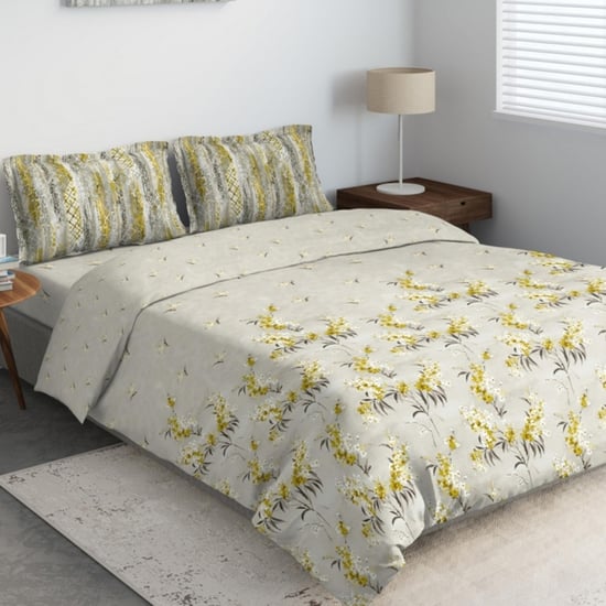 D'DECOR Primary Printed 4-Pc. Double Bed In Bag - 229 x 274 cm