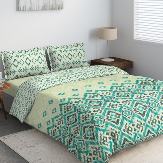D'DECOR Primary Printed 4-Pc. Double Bed In Bag - 229 x 274 cm