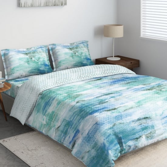 D'DECOR Primary Printed 4-Pc. Double Bed In Bag - 229 x 274 cm