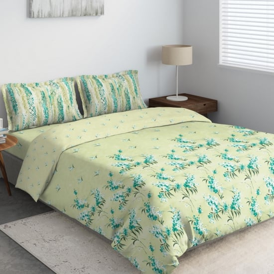 D'DECOR Primary Printed 4-Pc. Double Bed In Bag - 229 x 274 cm