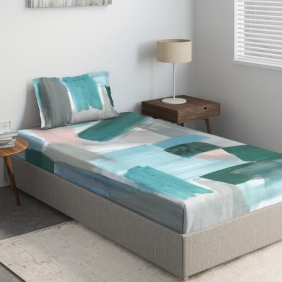 D'DECOR Cherish 2-Pc Printed Double Bedsheet Set - 152 x 224 cm