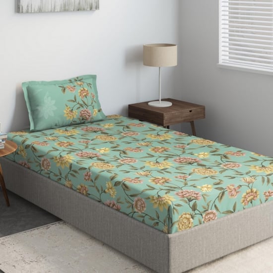 D'DECOR Primary 2-Pc Printed Single Bedsheet Set - 190 x 254 cm