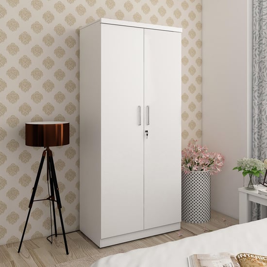 Helios Reynan 2-Door Wardrobe - White