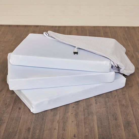 Helios Filpzee Grey 4 Inch Foldable Mattress - 90 x 180 x 10 cm