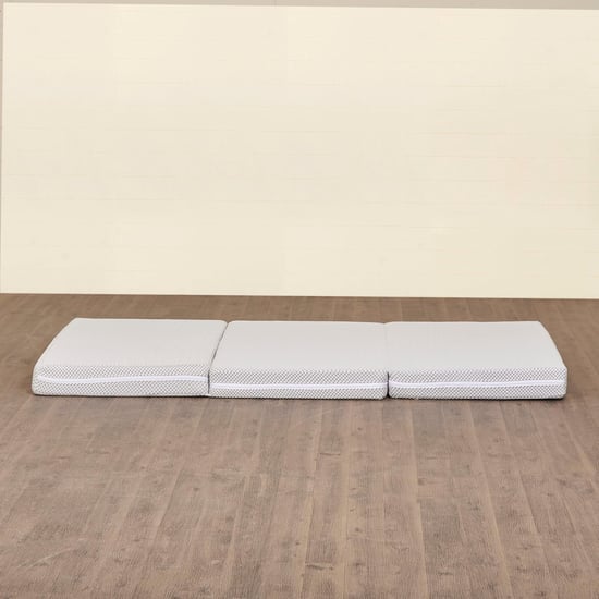 Helios Filpzee Grey 4 Inch Foldable Mattress - 90 x 180 x 10 cm