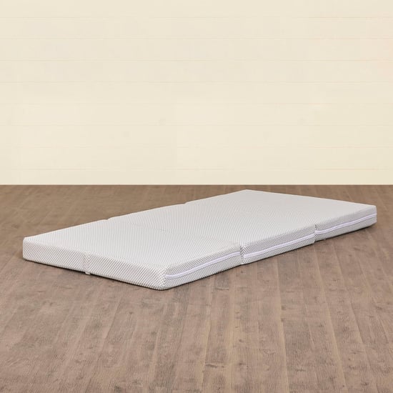 Helios Filpzee Grey 4 Inch Foldable Mattress - 90 x 180 x 10 cm