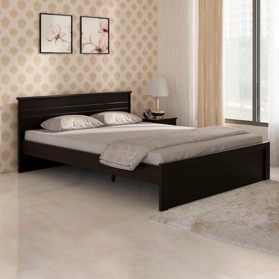 Helios Rhine Rennes Queen Bed - Black