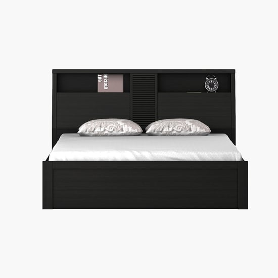 Helios Rhine Nancy Queen Bed - Black