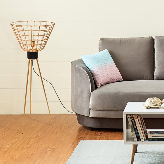 Fiesta Gold Textured Metal Floor Lamp