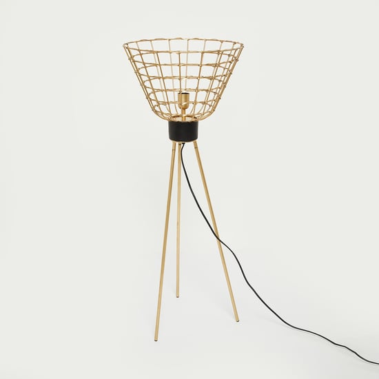 Fiesta Gold Textured Metal Floor Lamp