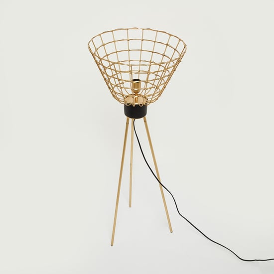 Fiesta Gold Textured Metal Floor Lamp