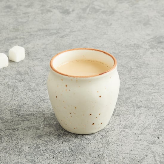Corsica Marshmallow Stoneware Kulhad