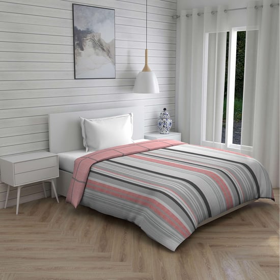 LAYERS Lombardy Printed Reversible Single Bed Comforter - 152 x 224  cm