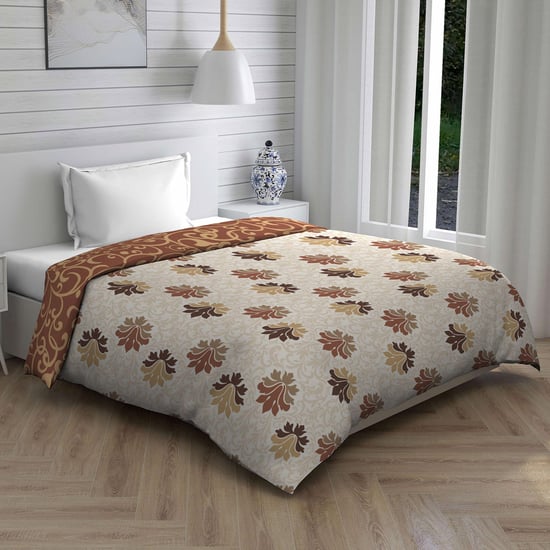 LAYERS Lombardy Printed Reversible Single Bed Comforter - 152 x 224  cm