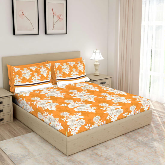 LAYERS Bologna Printed 3-Pc. Double Bedsheet Set - 274 x 274 cm