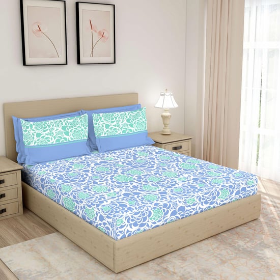 LAYERS Bologna Printed 3-Pc. Double Bedsheet Set - 274 x 274 cm