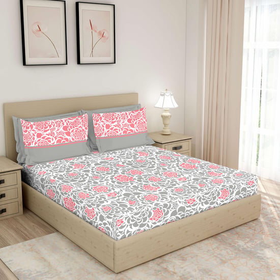 LAYERS Bologna Printed 3-Pc. Double Bedsheet Set - 274 x 274 cm