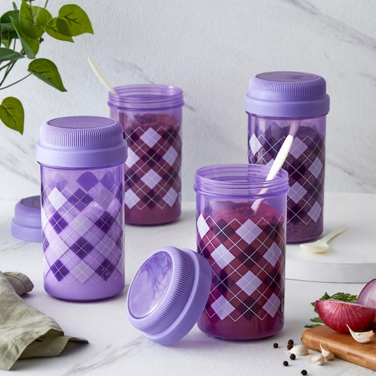 Corsica Set of 4 Polypropylene Containers - 750ml