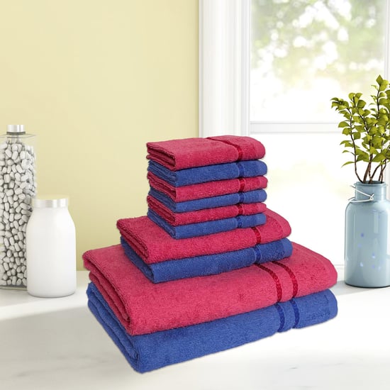 SPACES Core Seasons Best Quick Dry Bath, Hand and Face Towel - Set of 10