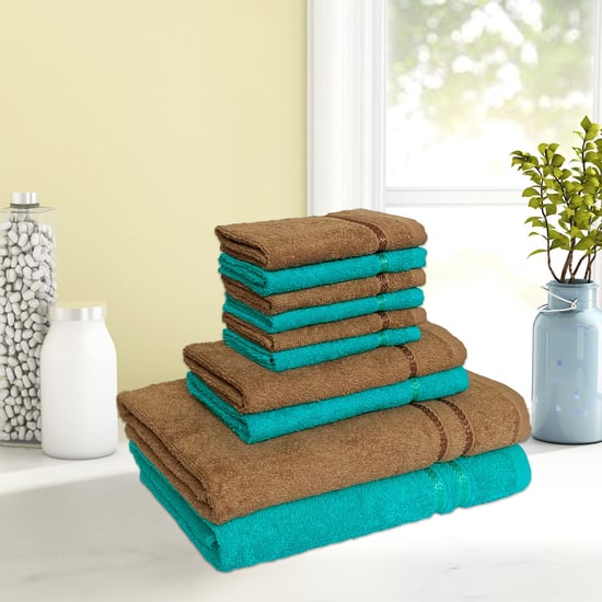 SPACES Core Seasons Best Quick Dry Solid Towel - Set of 10
