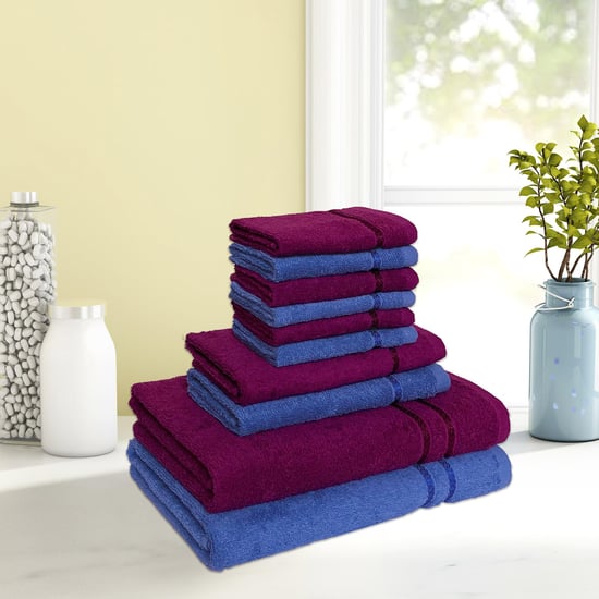 SPACES Core Seasons Best Quick Dry Solid Towel - Set of 10