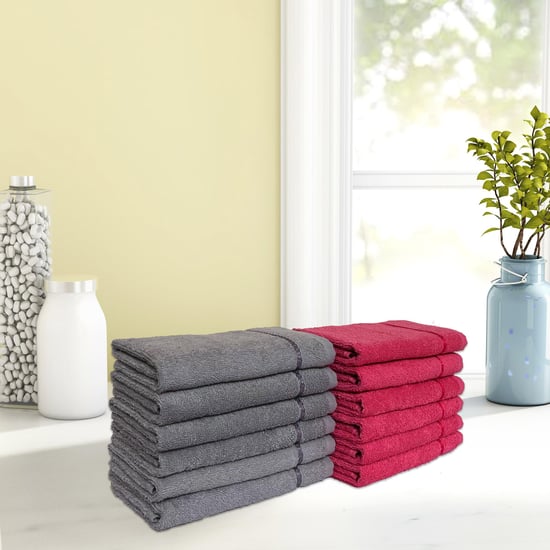 SPACES Seasons Best Quick Dry Hand Towel - Set Of 12 - 40 x 60 cm