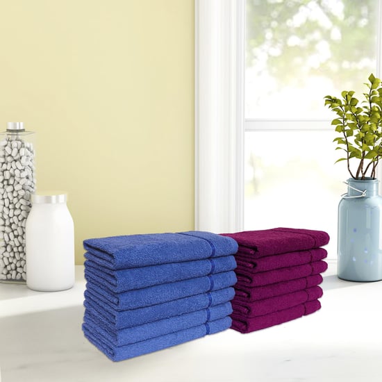 SPACES Core Seasons Best Quick Dry Hand Towel -Set of 12 - 40 x 60 cm
