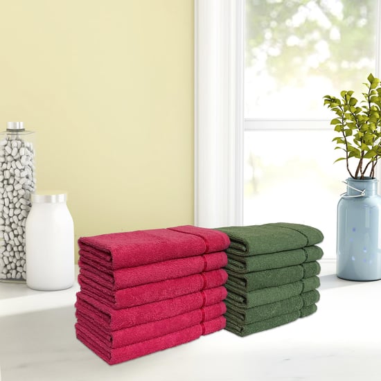 SPACES Seasons Best Quick Dry Hand Towel - Set Of 12 - 40 x 60 cm